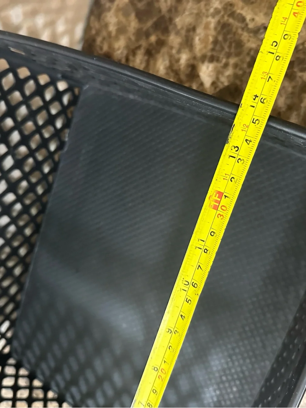 Black Plastic Basket